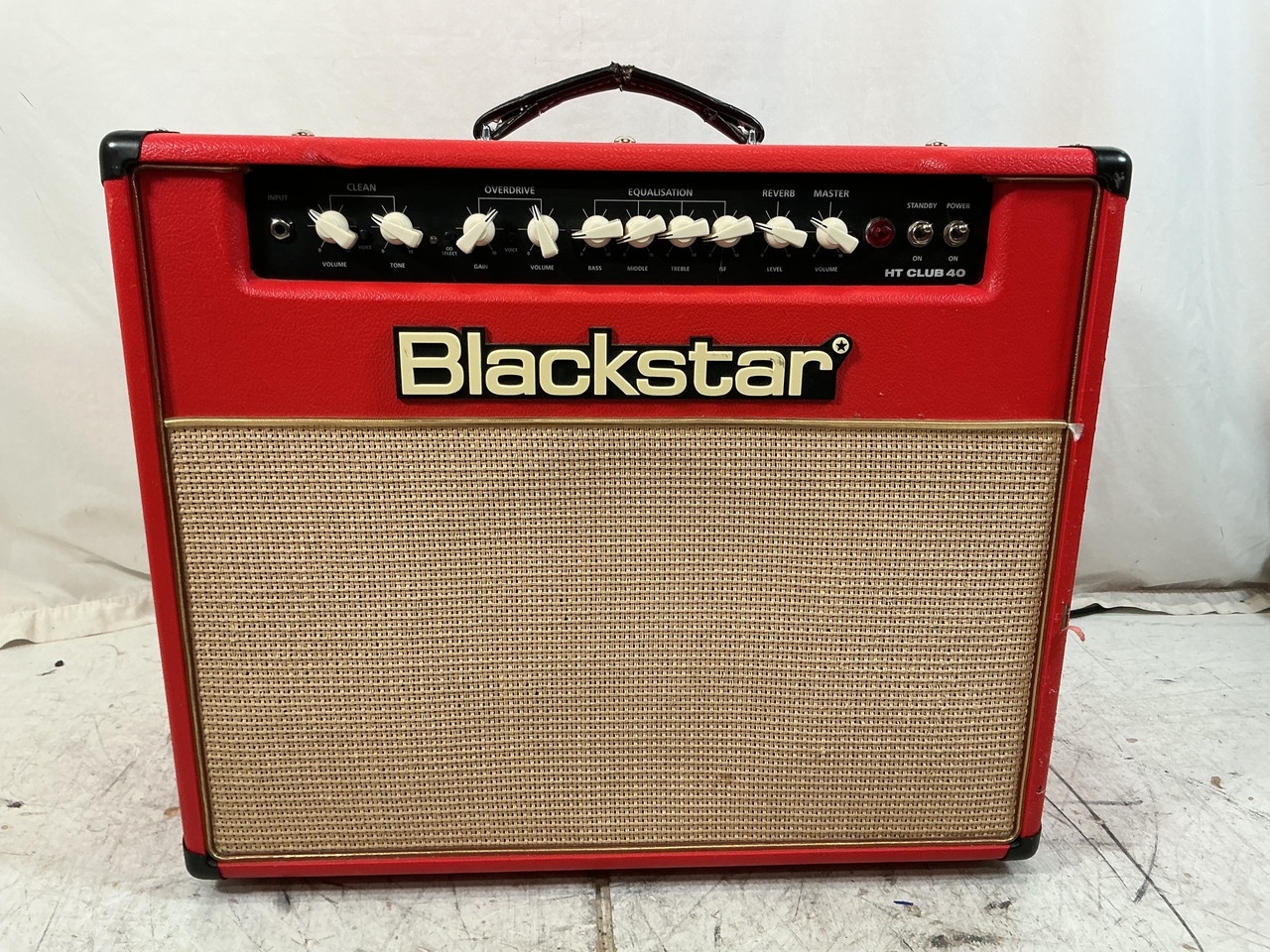 Used Blackstar HT CLUB 40 RED TOLEX 1 x 12 Tube Combo Amplifier 1 x 12
