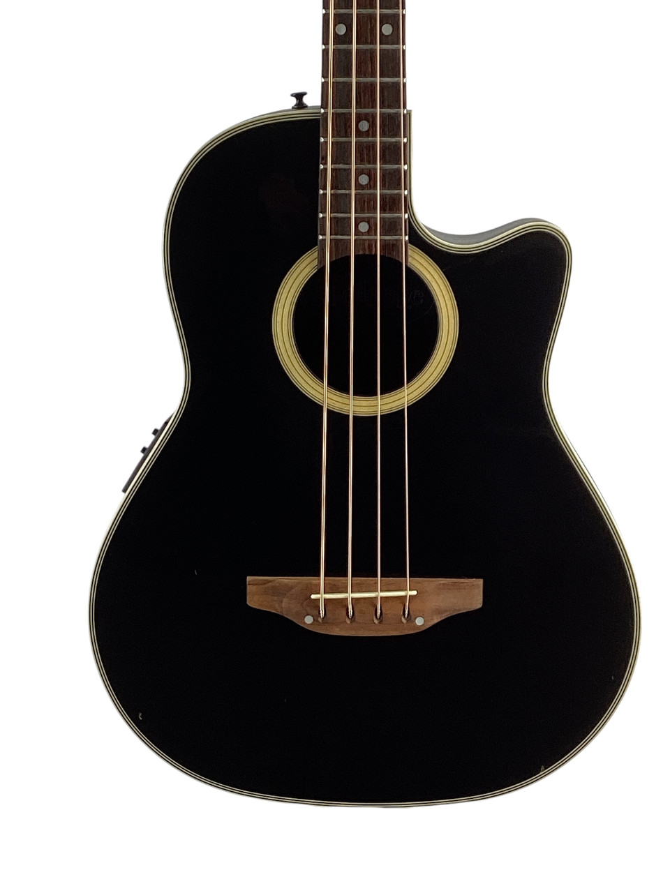 Used Applause AE-40 ACOUSTIC BASS Acoustic Bass Guitar Black 4-String