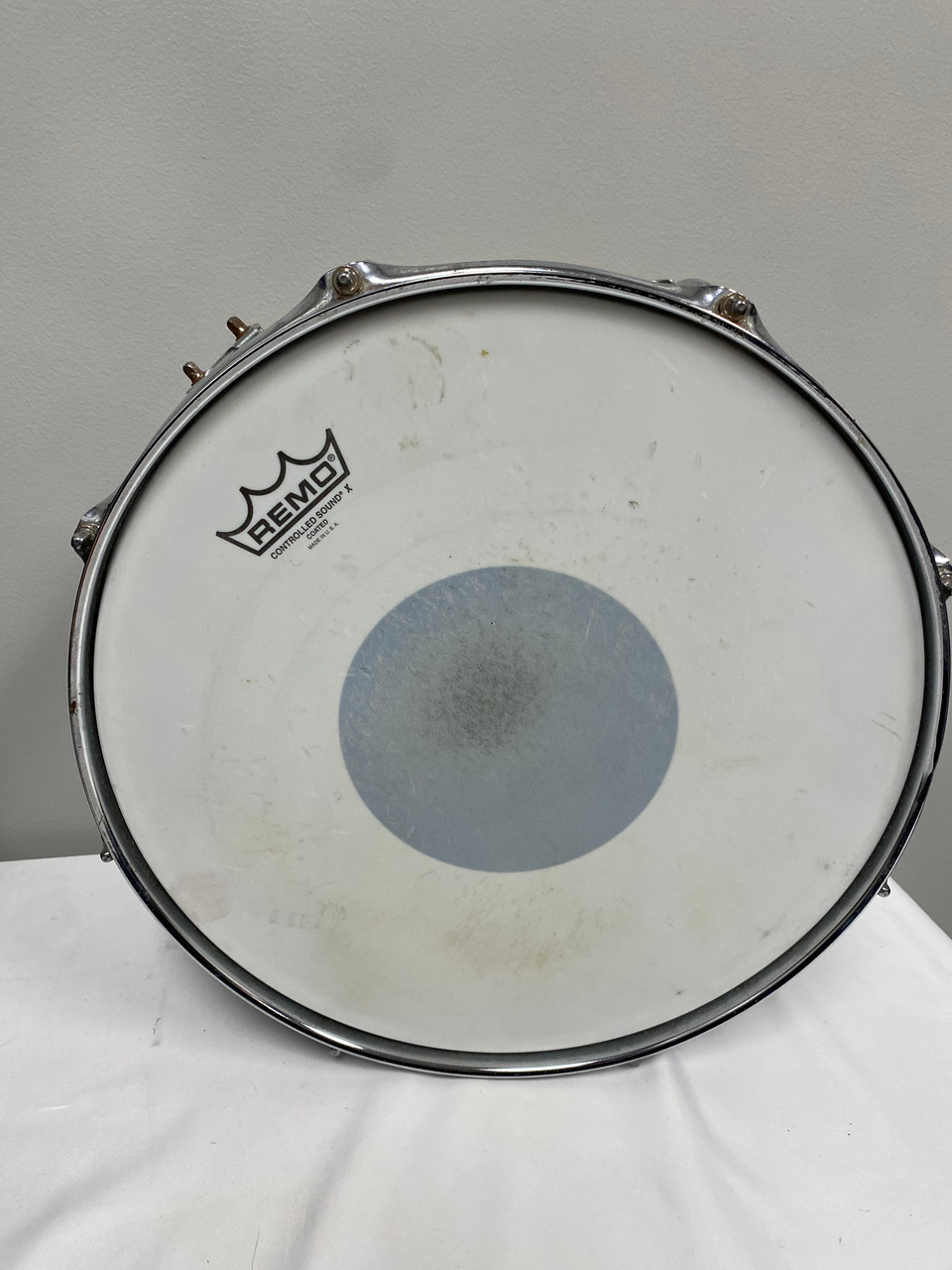 Used Peace 13 INCH STEEL SNARE Metal Snare Drum 13
