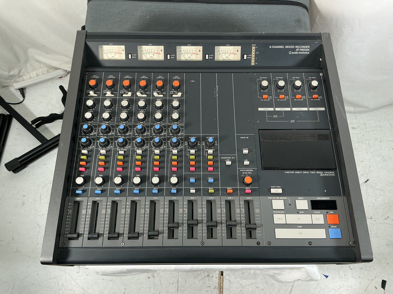 Used Audio Technica AT-RMX64 + CASE Mixing Console AS-IS