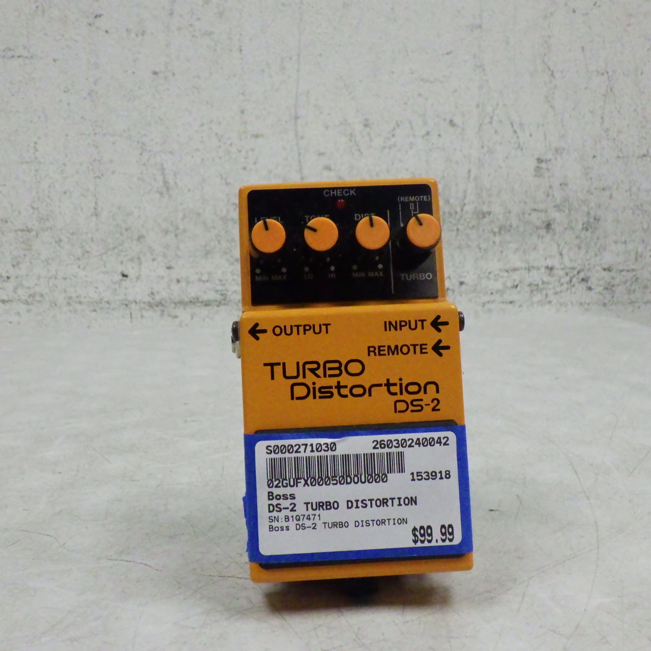 Used Boss DS-2 TURBO DISTORTION Distortion Pedal