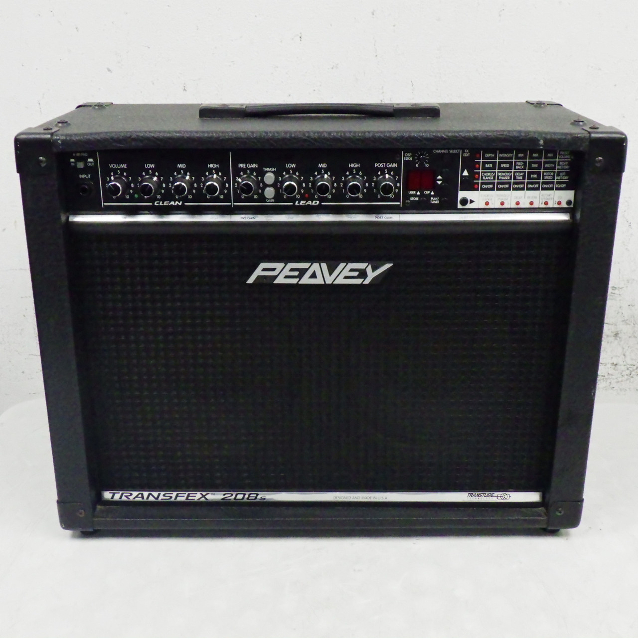 Used Peavey TRANSFEX 208S 1 x 8 Solid State Amplifier 1 x 8