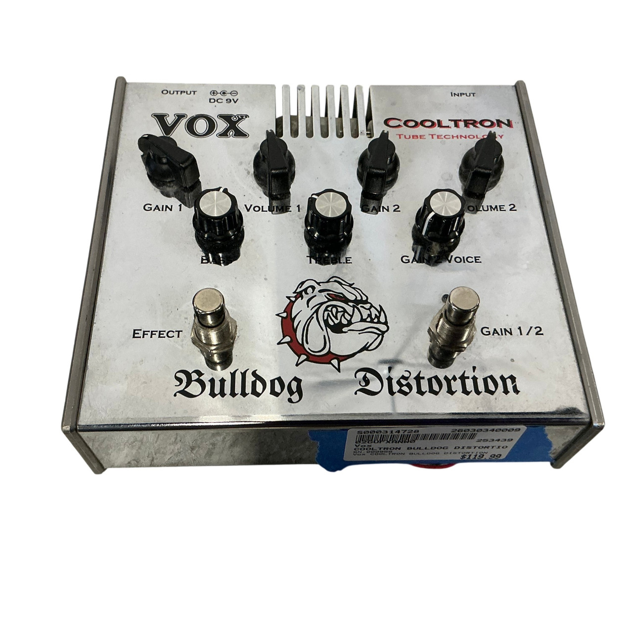 Used Vox COOLTRON BULLDOG DISTORTION Distortion Pedal Used Vox COOLTRON BULLDOG DISTORTION Distortion Pedal