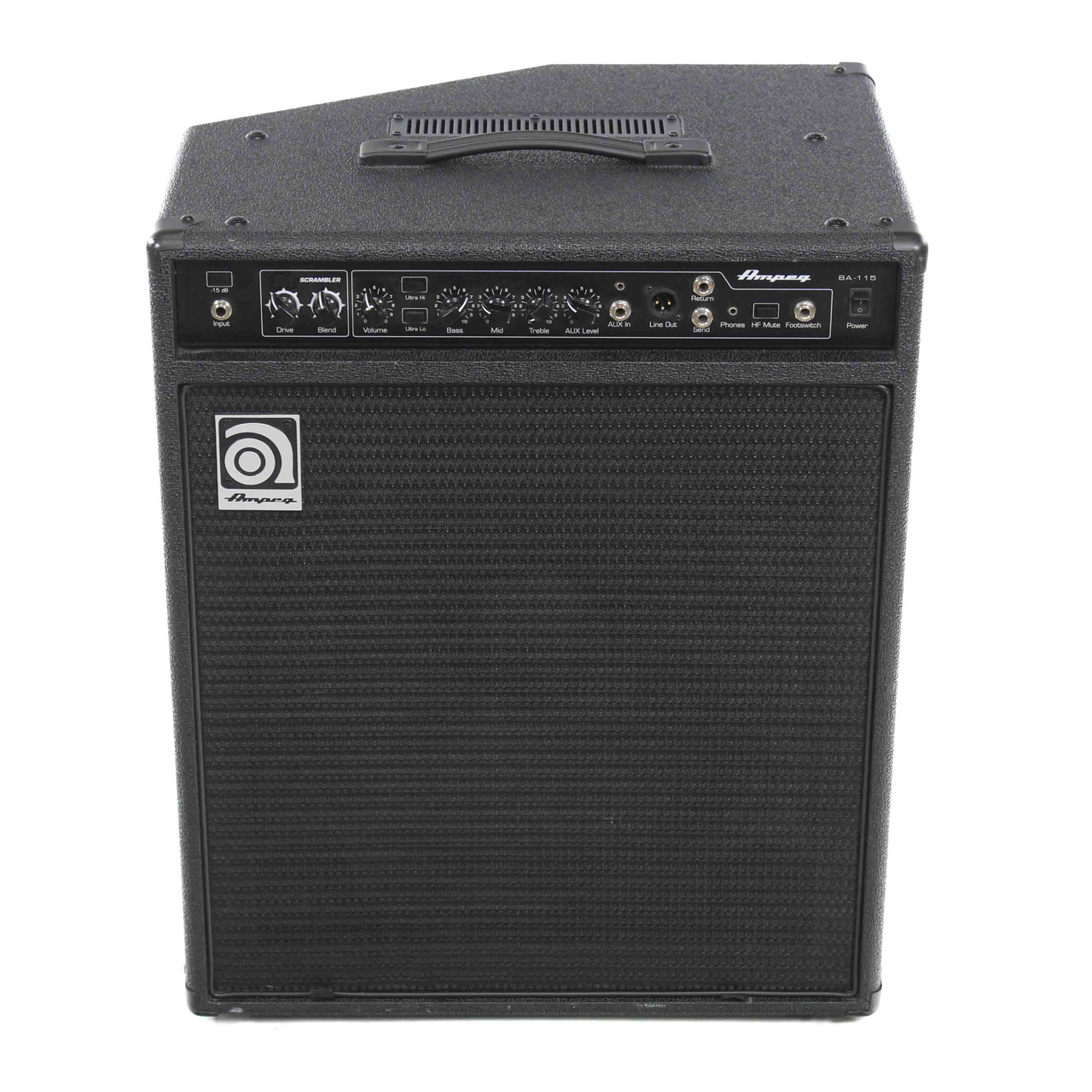 Used Ampeg BA-115 1 x 15 Bass Combo Amplifier 1 x 15