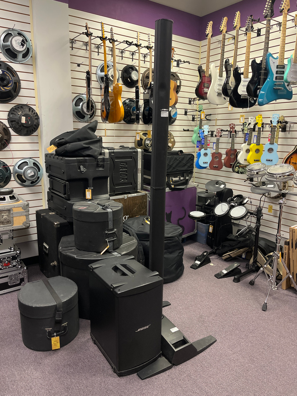 Used Bose L1 MODEL II W/ B2 SUB AND BAGS Powered Full Range