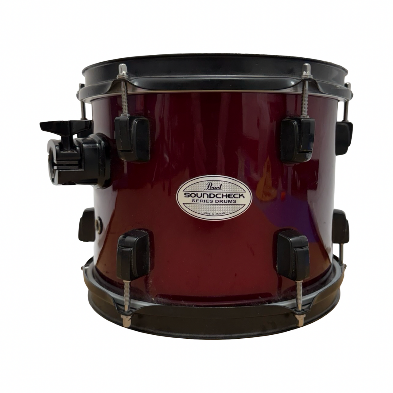 Used Pearl SOUNDCHECK 10X8 TOM Rack Tom Red 10