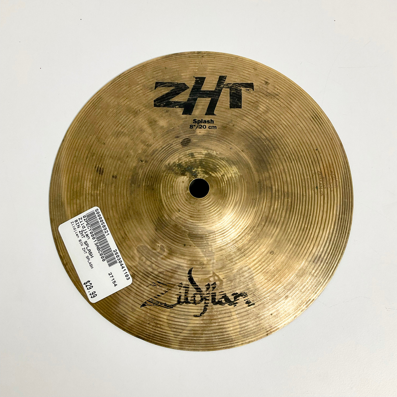 Used Zildjian 8IN ZHT Splash Cymbal