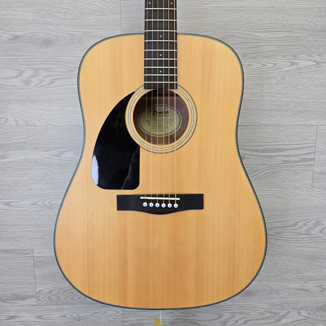 Used Fender CD-100 LEFTY ACOUSTIC Laminate Top Acoustic Guitar Natural
