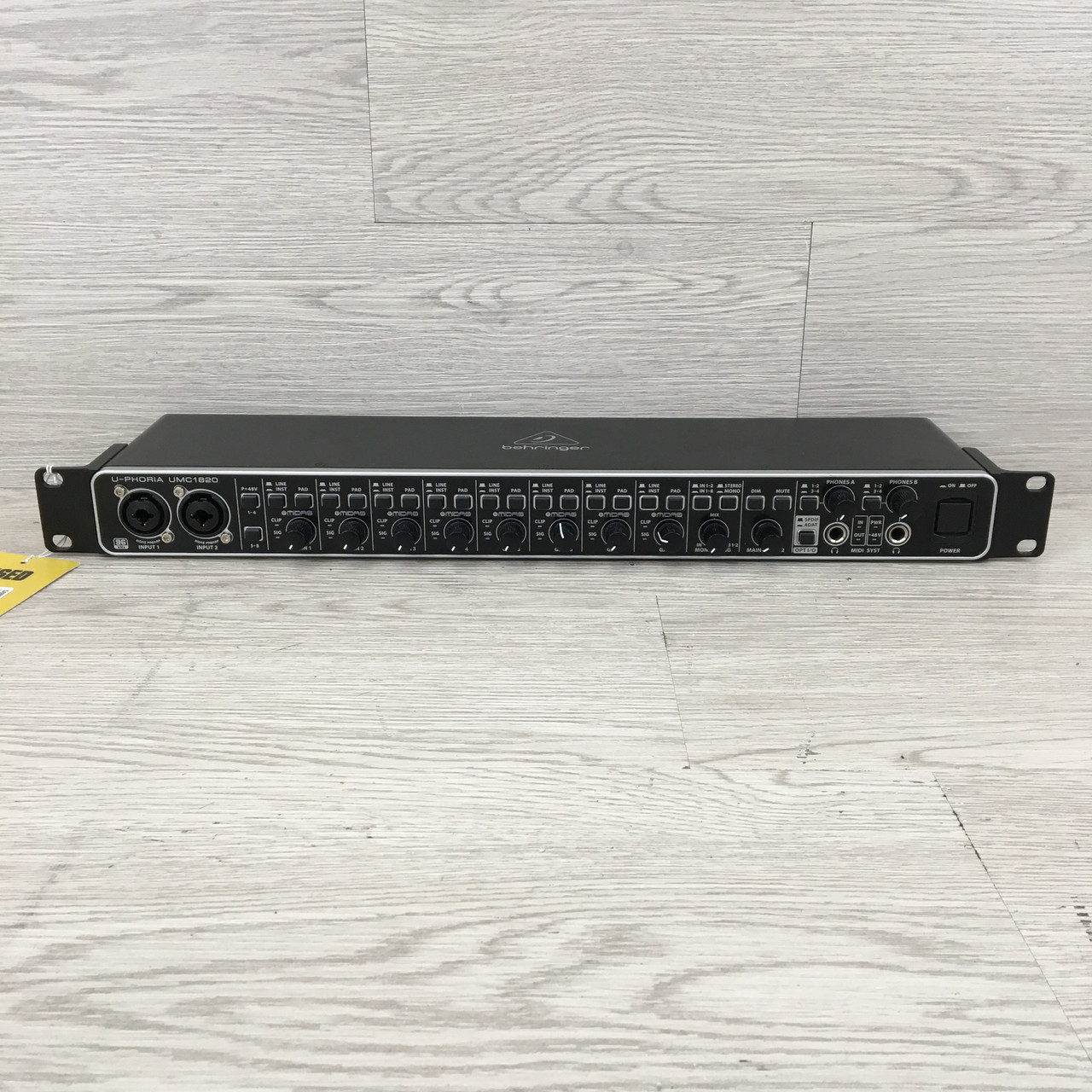 Used Behringer U-PHORIA UMC1820 Computer Interface 8+ A/D