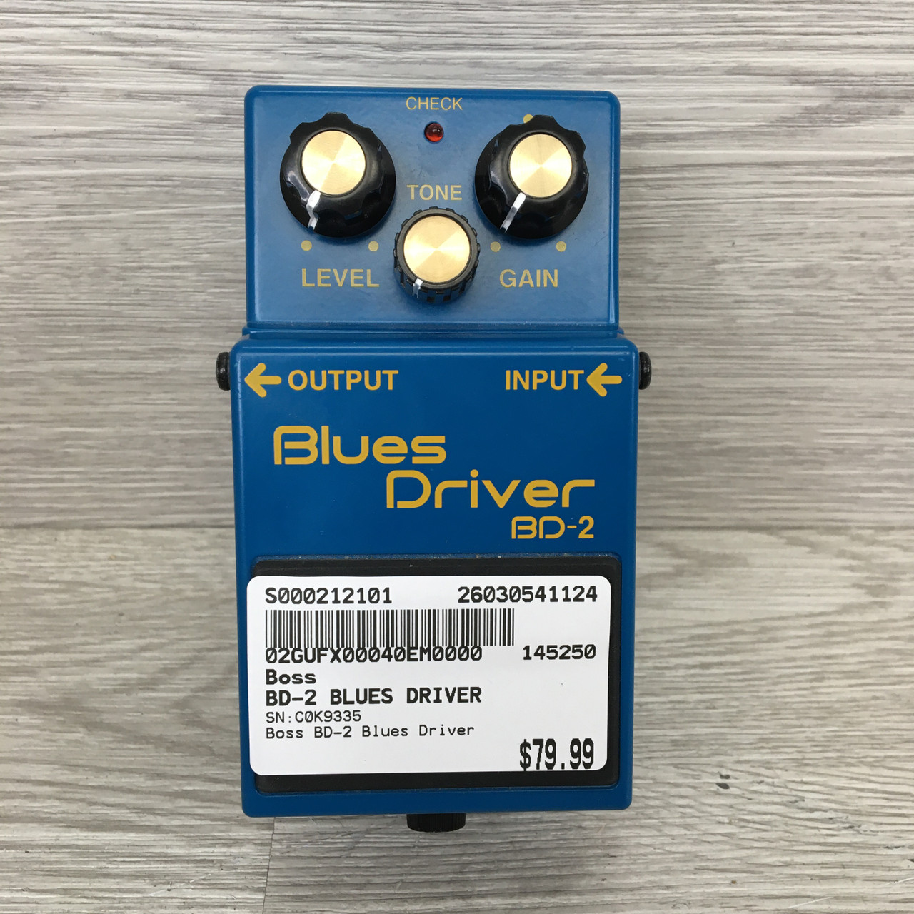 Used Boss BD-2 BLUES DRIVER Overdrive Pedal