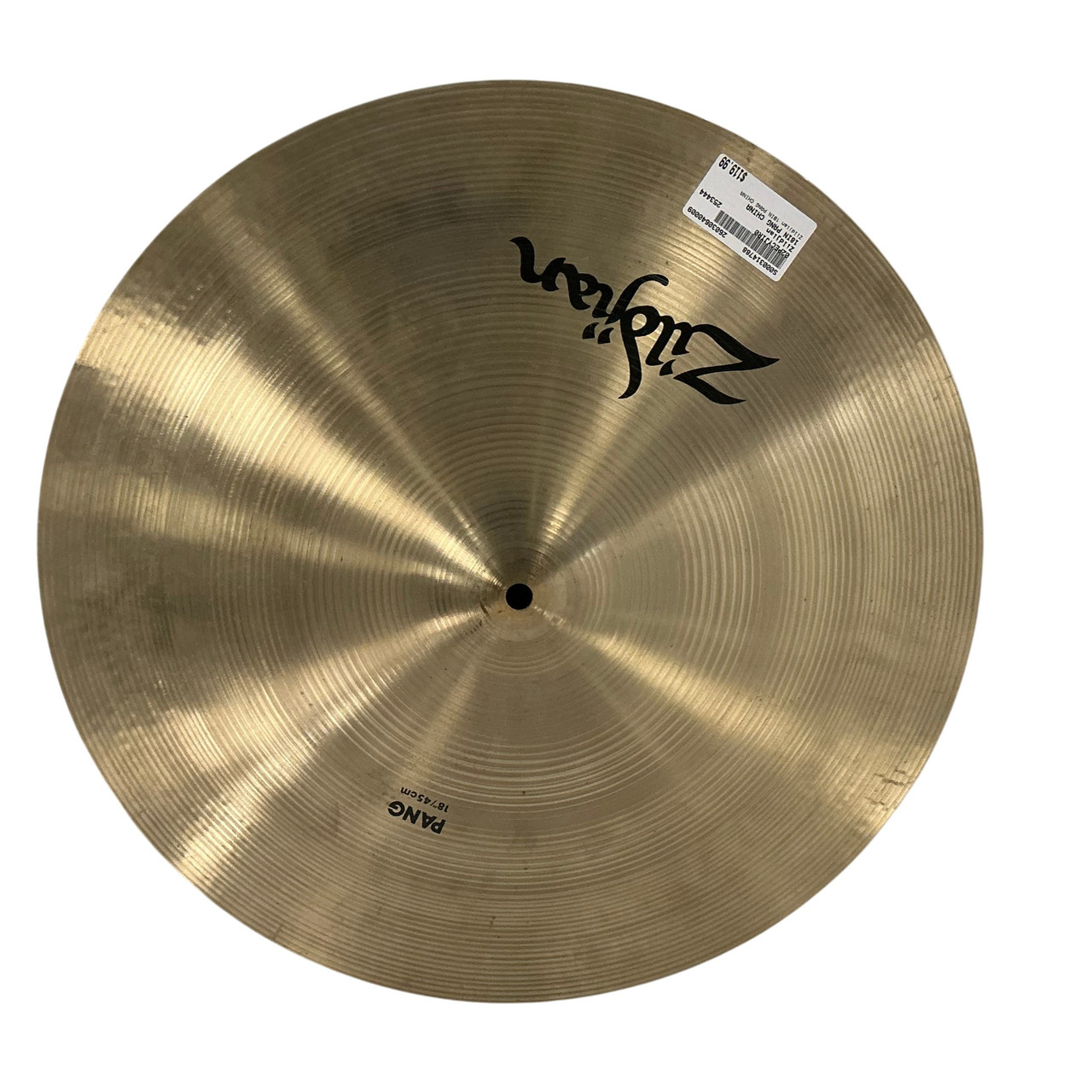 ちゃ 10182 Used Zildjian 18IN PANG CHINA China Cymbal 18