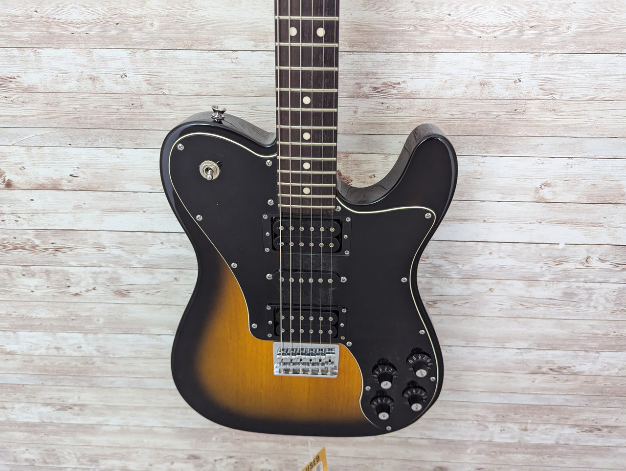 Used Squier JOE TROHMAN TELECASTER T Type Electric Guitar Sunburst