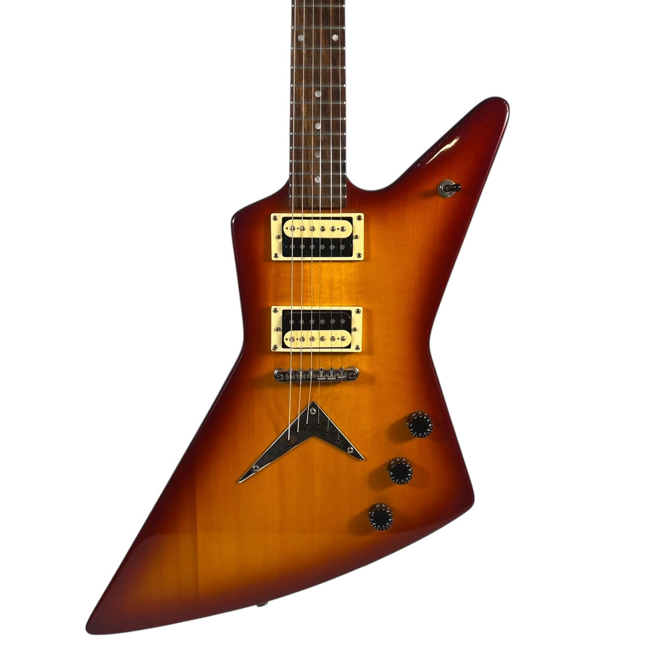 Used Dean Z X EXPLORER TYPE Pointy Electric Guitar Amber 6-String