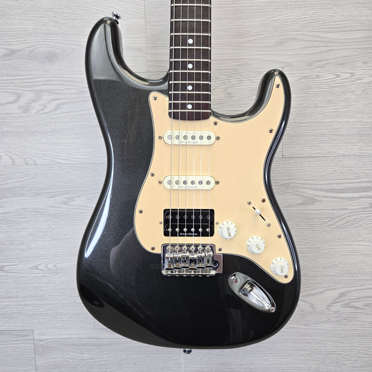 Used Squier VINTAGE MODIFIED INDIA S Type Electric Guitar Silver