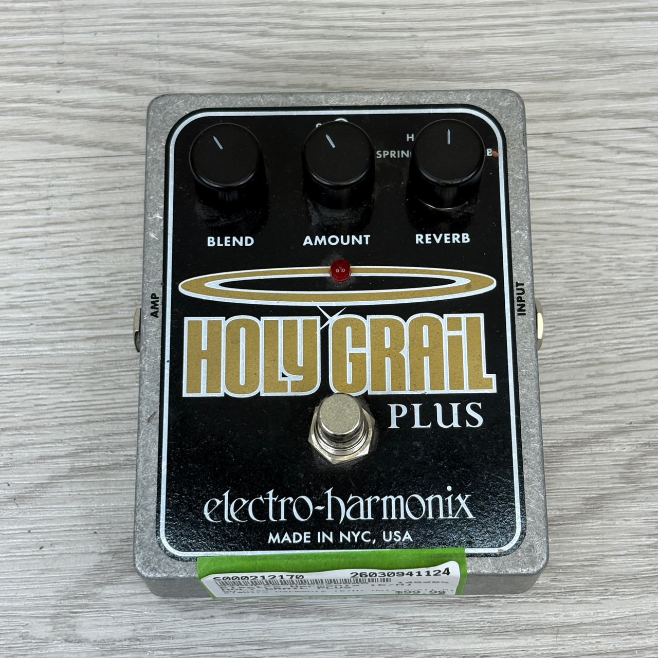 Used Electro Harmonix Holy Grail Plus Reverb Pedal Used Electro Harmonix Holy Grail Plus Reverb Pedal