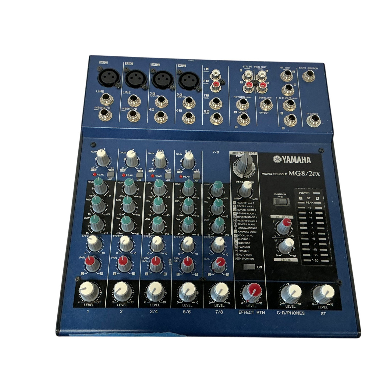 Used Yamaha MG8/2FX W/18.5VDC Compact Mixer