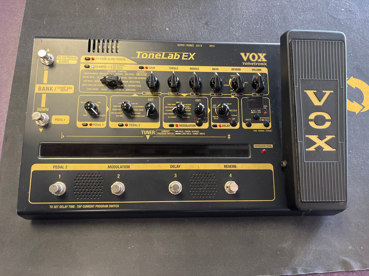 Used Vox VALVETRONIX TONELAB EX/NO PSU Floorboard Effect