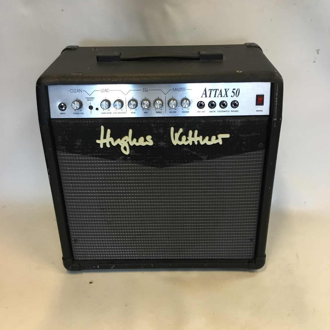 ヒュース＆ケトナー　HUGHES&KETTNER　50W　ギターアンプ　ATTAX50 Used Hughes & Kettner Attax 50 Solid State Amplifier 1 x 12