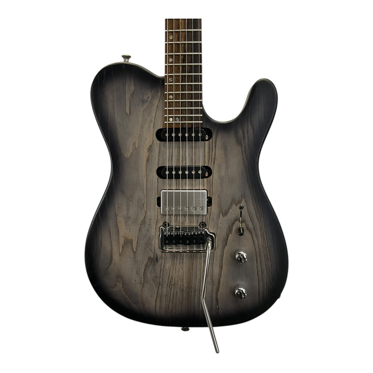 Used Kiesel Custom Solo 6 T Type Electric Guitar Silver Burst 6-String