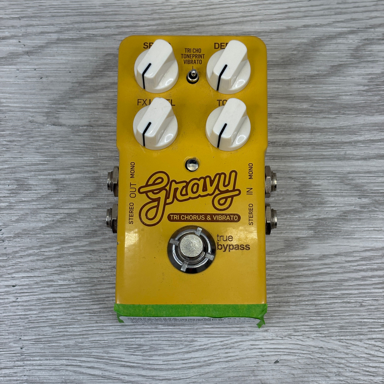 Used Tc Electronic Gravy Tri-chorus Vibrato Pedal