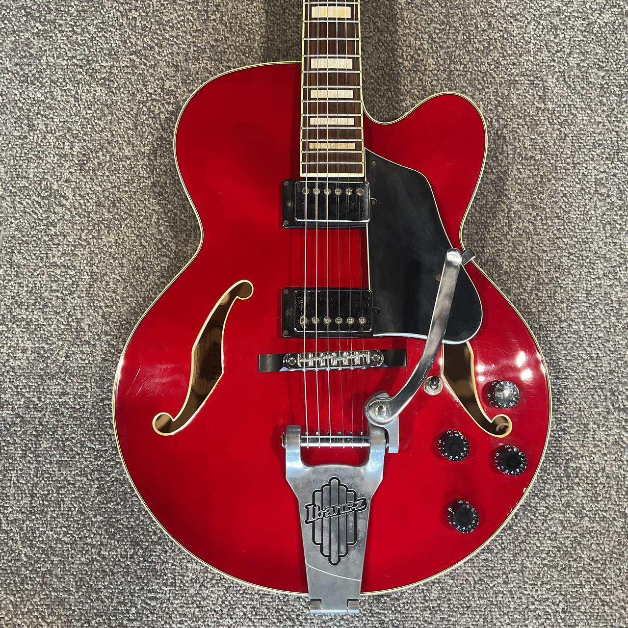 アイバニーズ　Ibanez AFS75T TRD ほぼ未使用品　値引き不可 Used IBANEZ AFS75T-TRD Semi-Hollow Electric Guitar