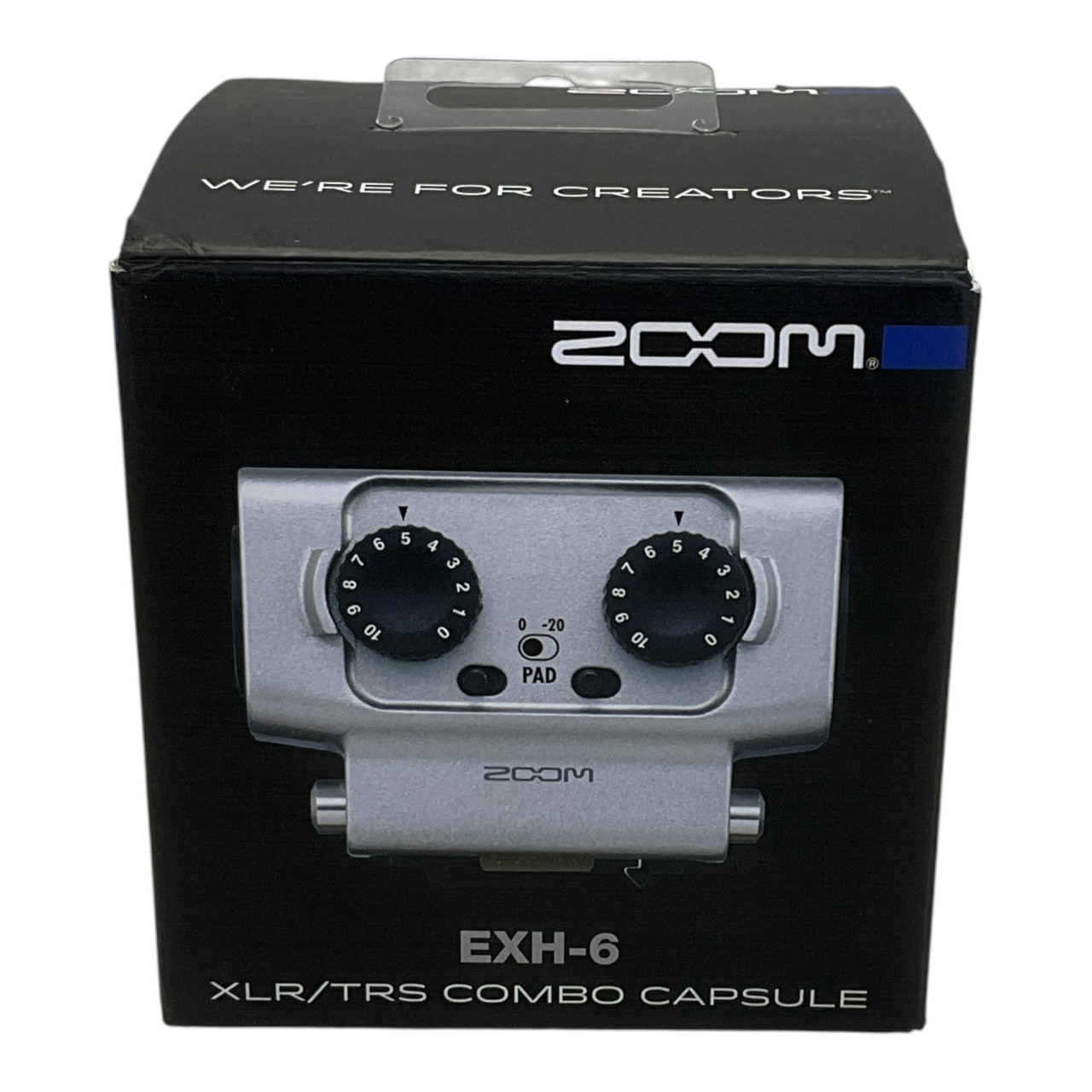 Used Zoom EXH-6 Xlr/trs Combo Capsule Compact Recording Device