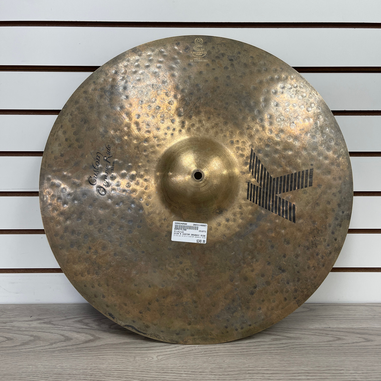 REMON♪ Used Zildjian 21IN K CUSTOM ORGANIC RIDE Ride Cymbal 21