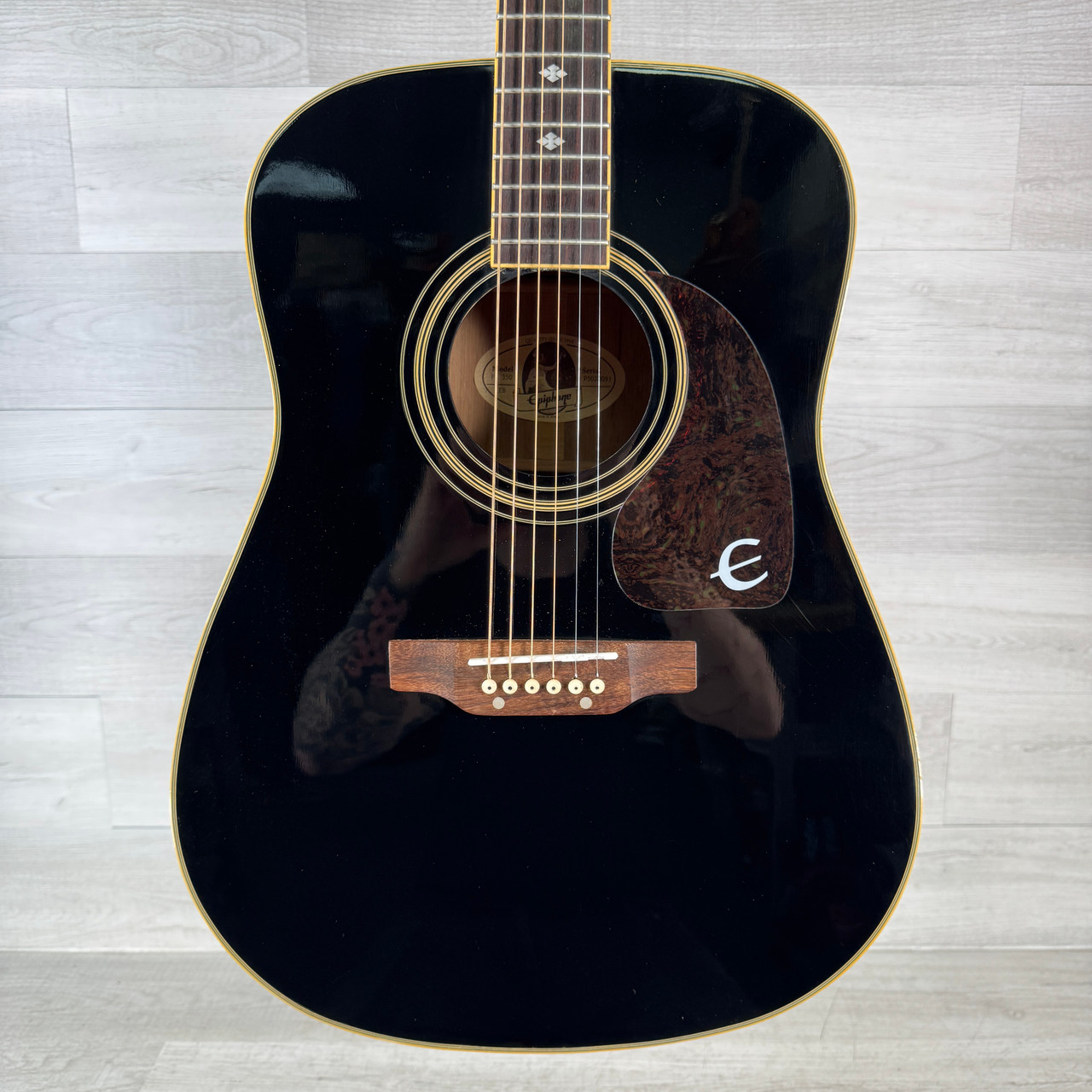 Used Epiphone PR-350 Acoustic Guitar - Black