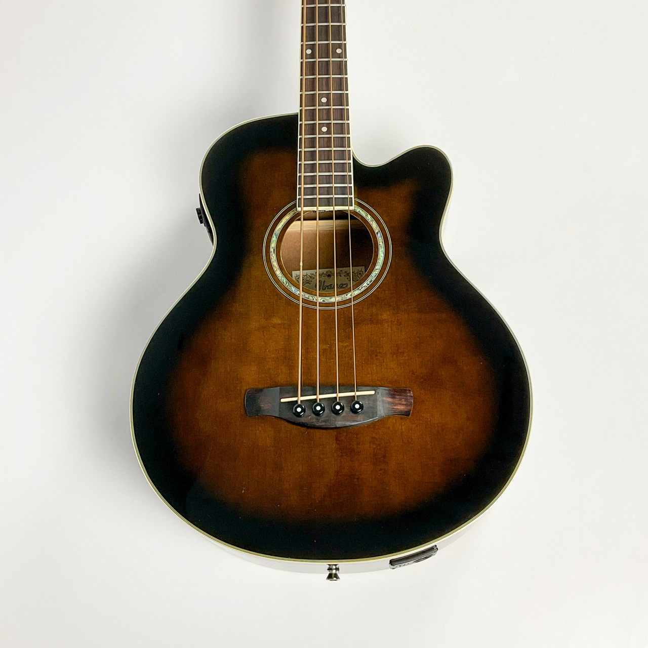 Used Ibanez AEB10E-DVS Acoustic Bass Guitar Sunburst 4-String