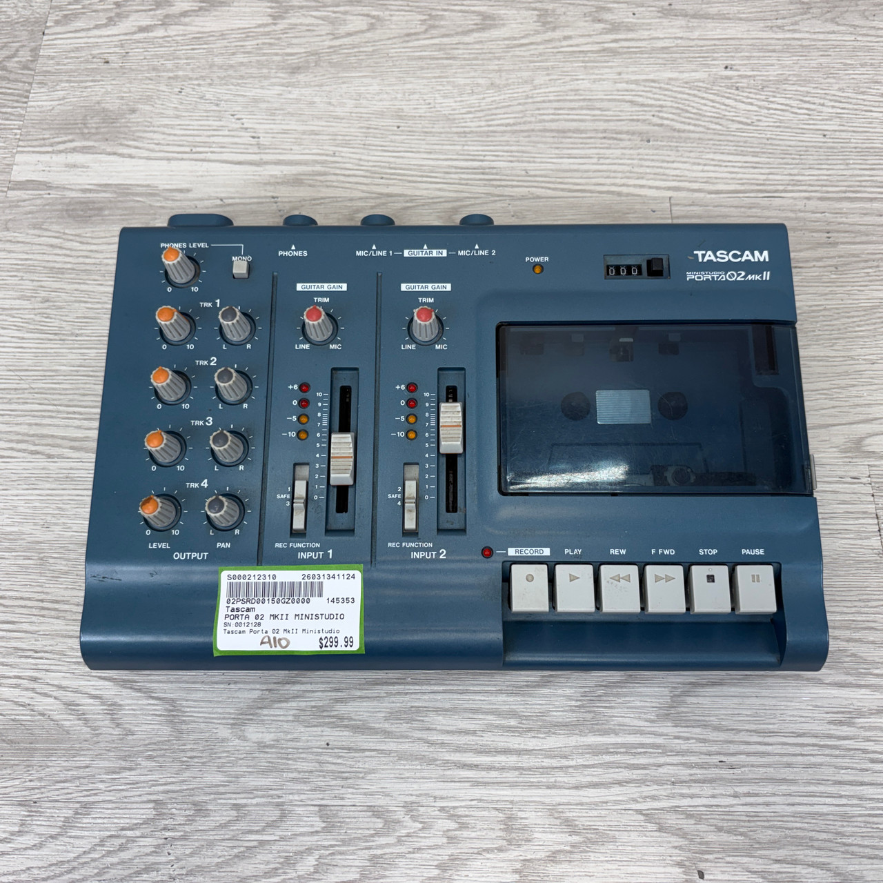 Used Tascam PORTA 02 MKII MINISTUDIO Compact Recording Device