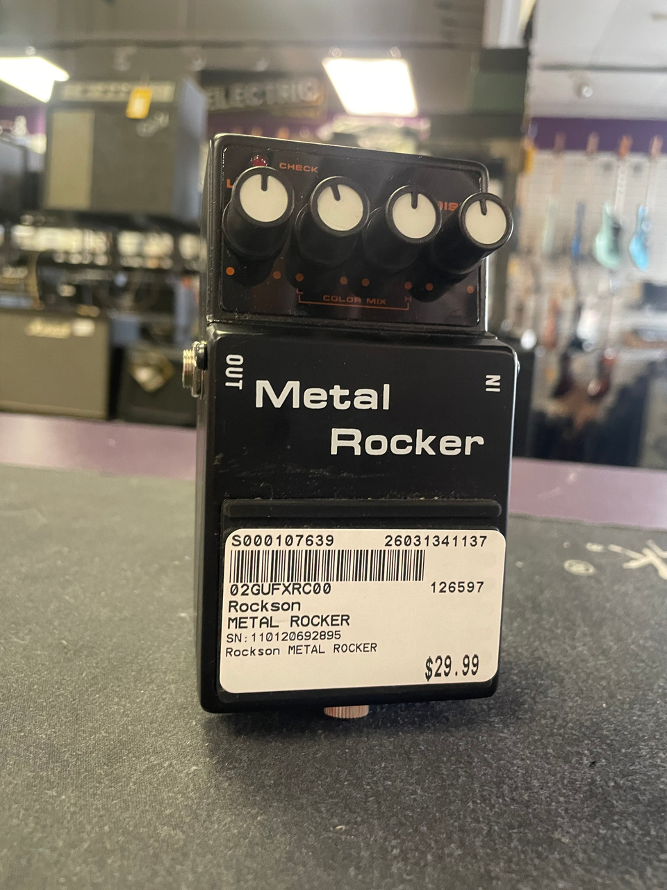 Used Rockson METAL ROCKER Distortion Pedal
