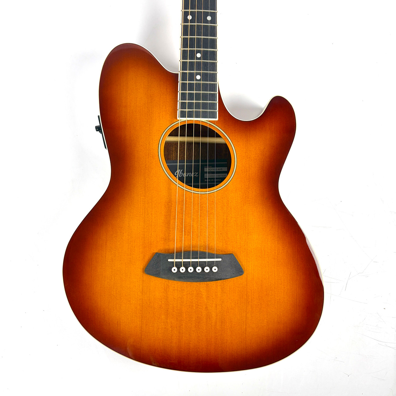 Used Ibanez Talman TCY10E Acoustic Guitar Antique Violin Sunburst