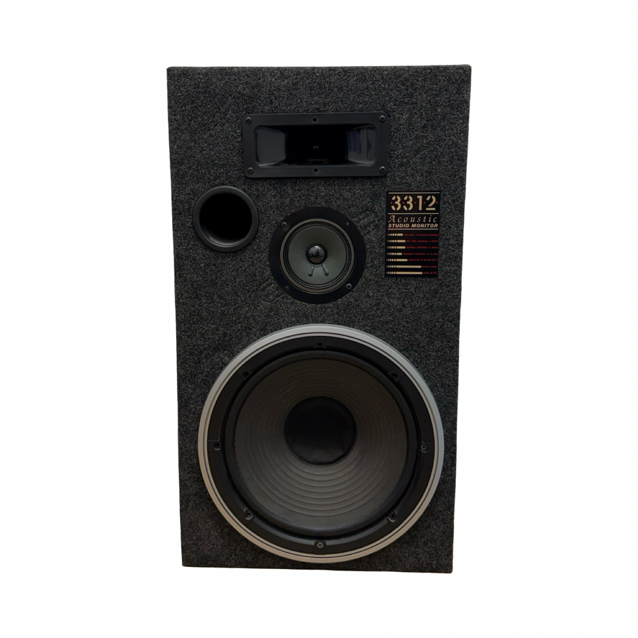 USA製　ACOUSTIC AUDIO STUDIO MONITOR Used 3312 ACOUSTIC STUDIO MONITOR Passive Studio Monitor