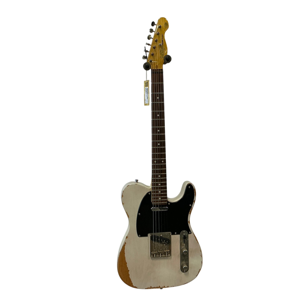 Used Vintage ICON SERIES V62 T Type Electric Guitar White 6-String