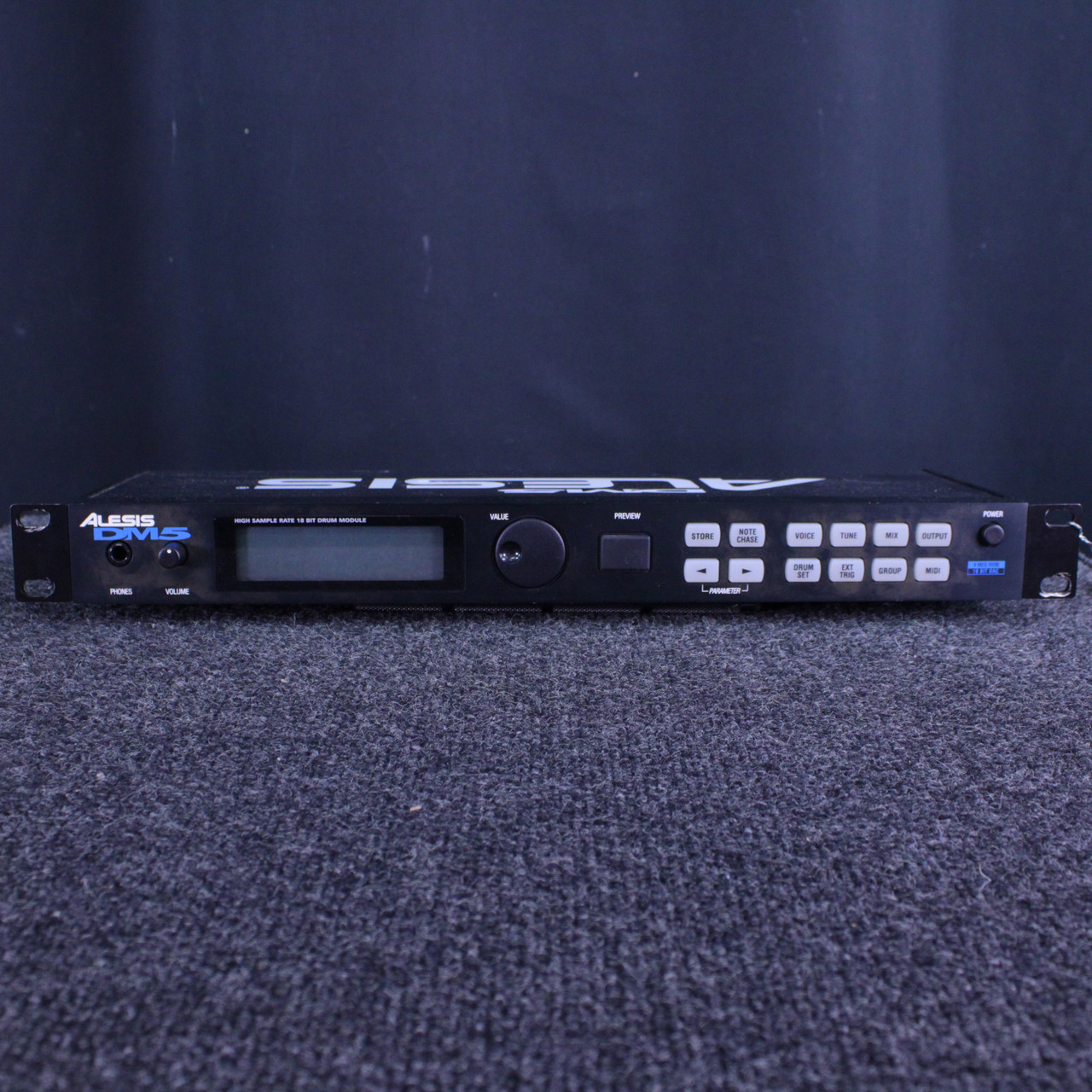 Used Alesis DM5 DRUM MACHINE RACKMOUNT Compact Drum Machine