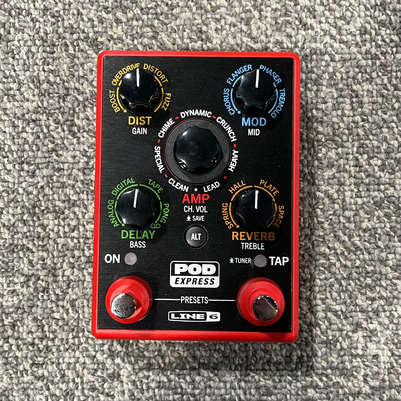 Used LINE 6 POD EXPRESS Guitar Multi-FX Pedal
