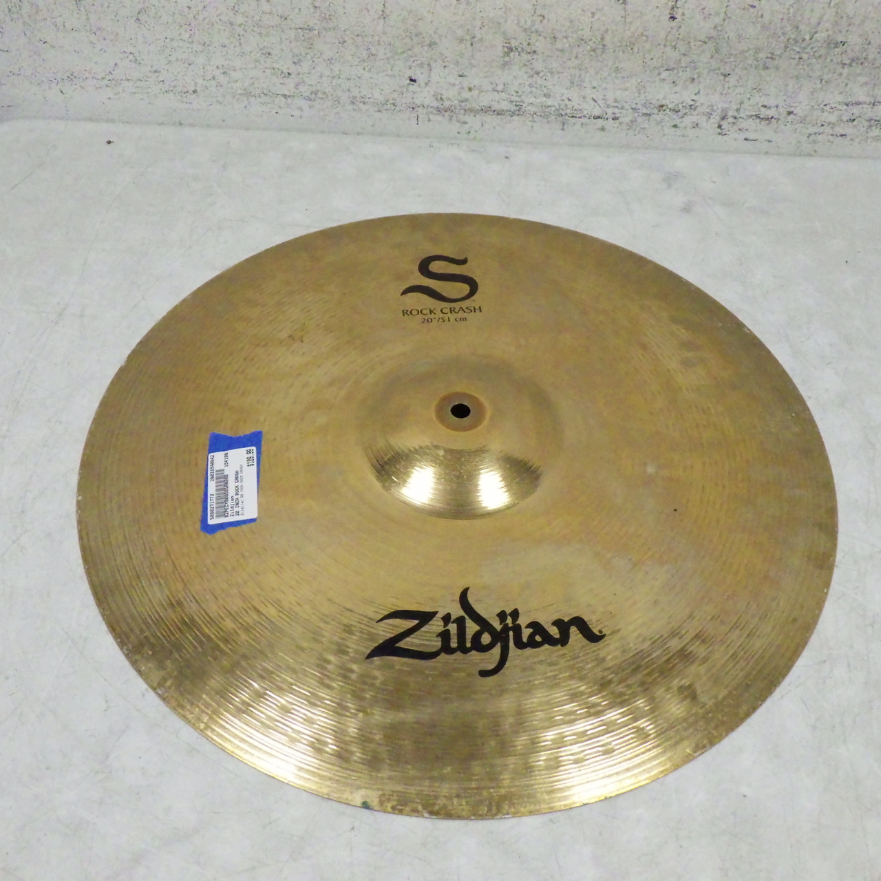 Used Zildjian 20 INCH ROCK CRASH Crash Cymbal Other