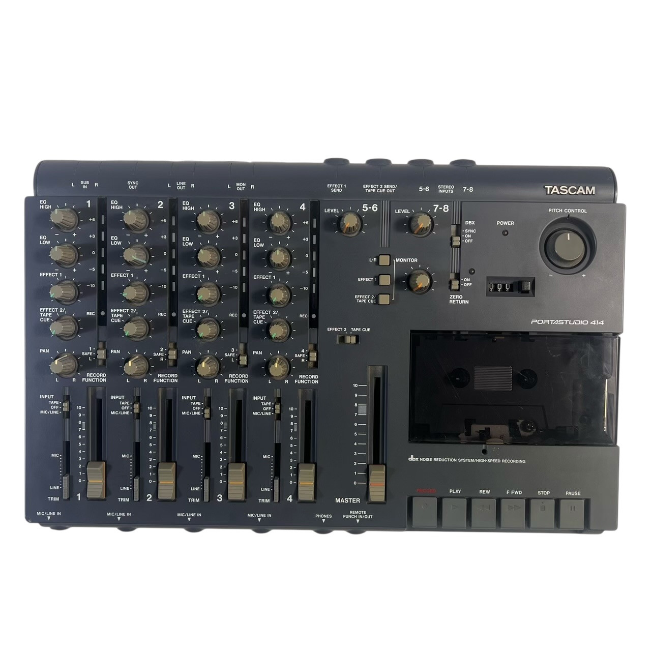 Used Tascam PORTASTUDIO 414 W/ AC Compact Recording Device