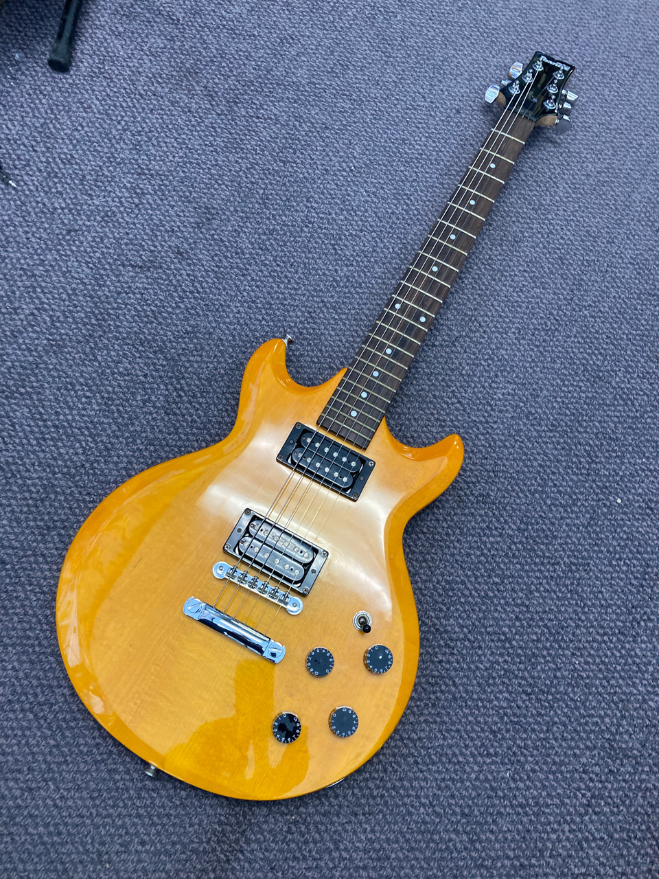 Used Ibanez GIO GAX 70 Double Cut Electric Guitar Orange 6-String