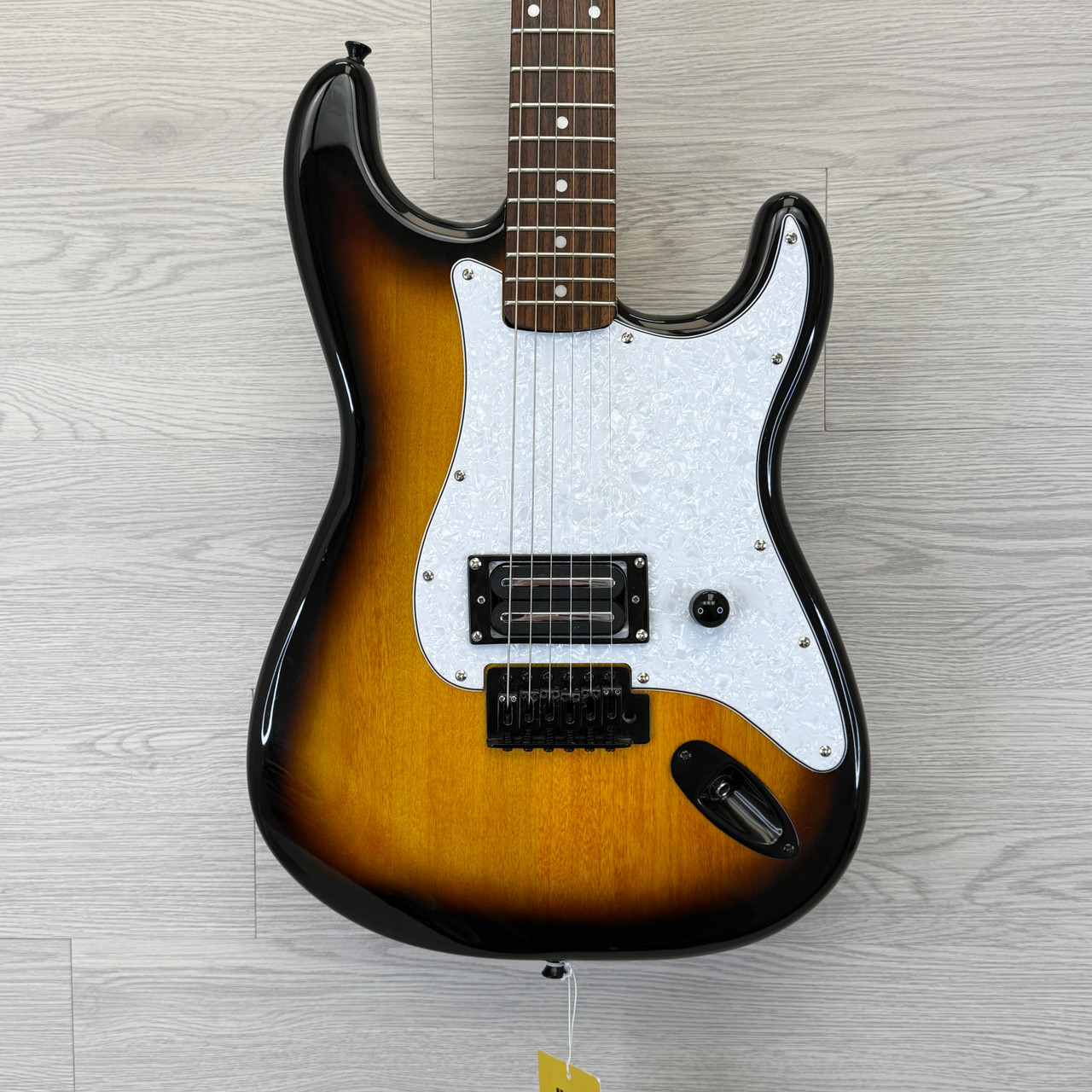 Used Squier BULLET STRAT -HEADSTOCK/DING S Type Electric Guitar