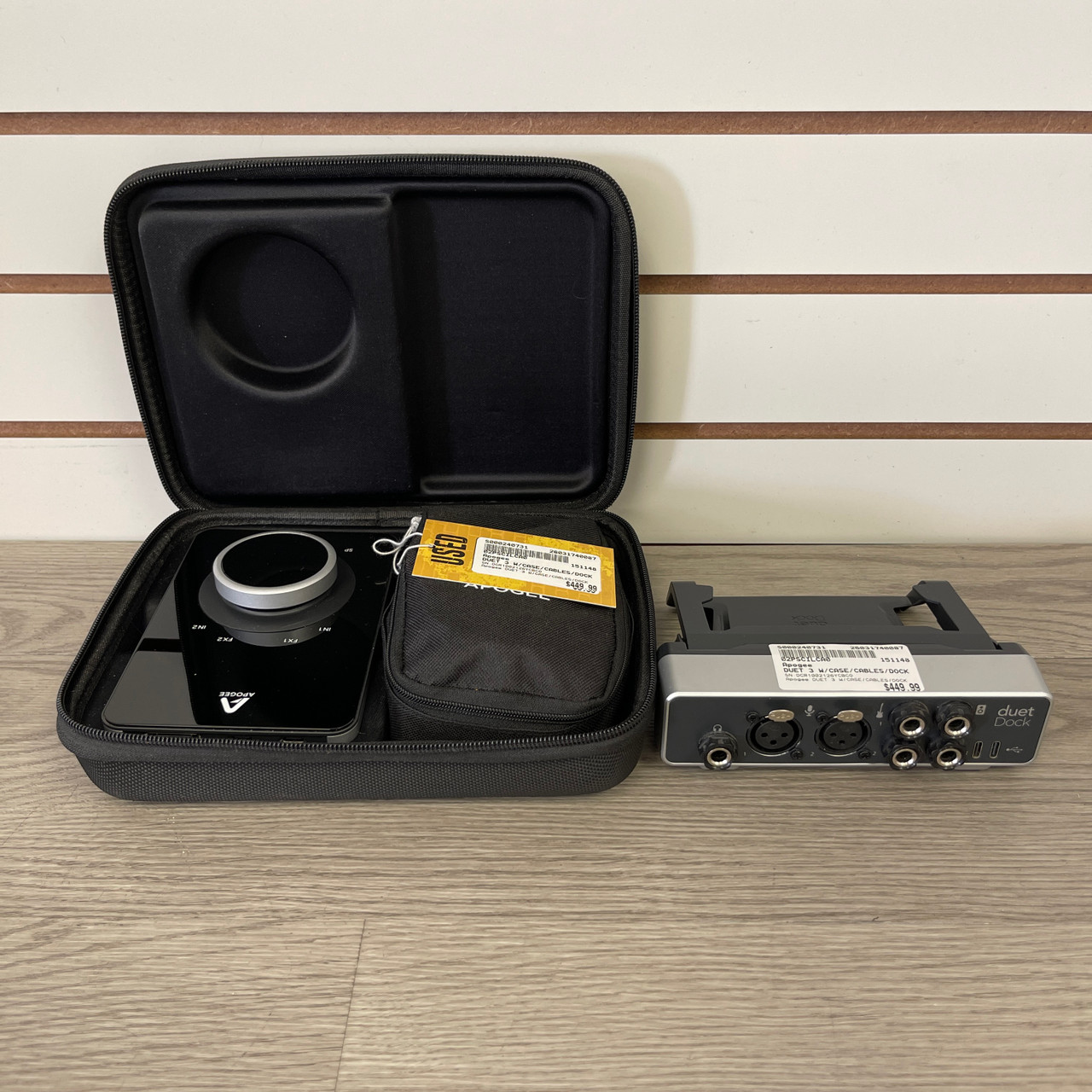 Used Apogee DUET 3 W/CASE/CABLES/DOCK Computer Interface 2 A/D
