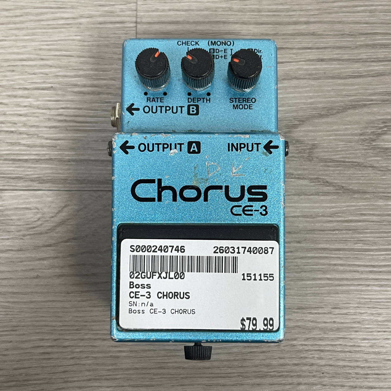 Used Boss CE-3 CHORUS Chorus Pedal