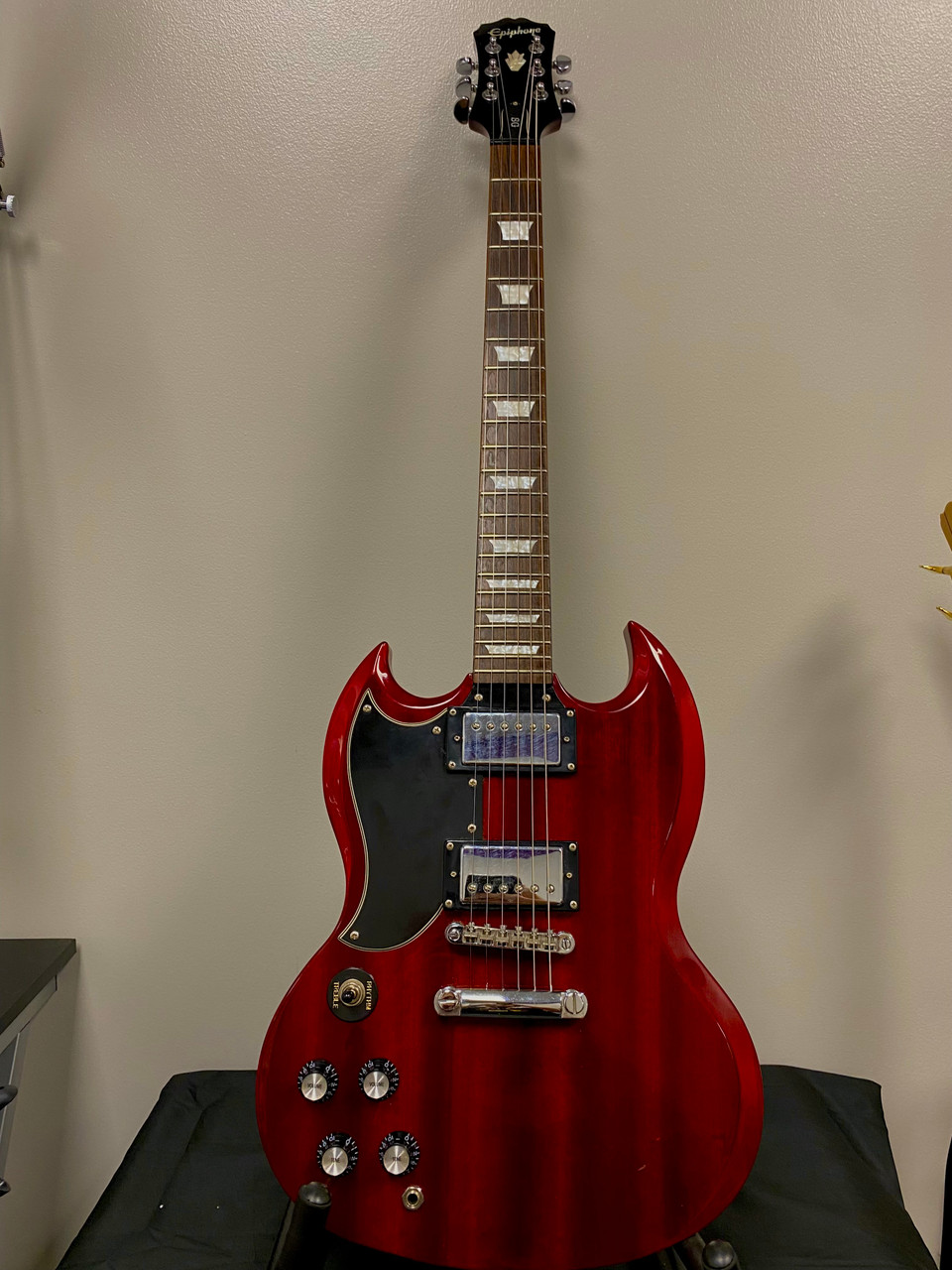Used Epiphone LEFT HANDED SG PRO SG Type Electric Guitar Red 6-String
