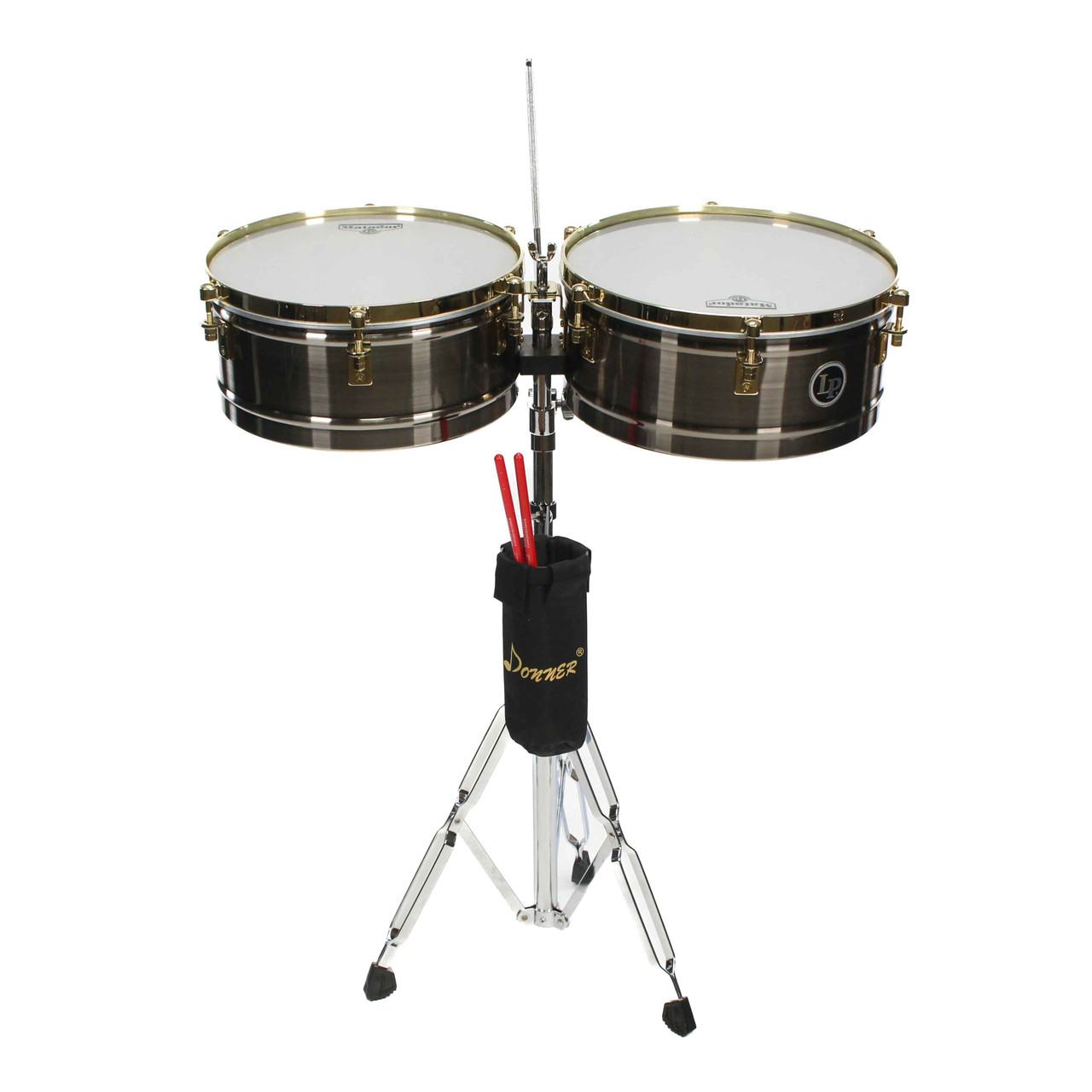 Used Latin Percussion - LP MATADOR TIMBALES W/STAND Timbale