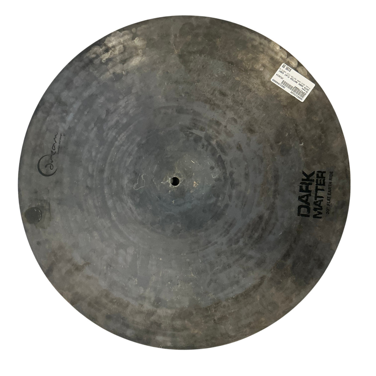 Used Dream 20IN DARK MATTER FLAT EARTH RIDE Ride Cymbal 20
