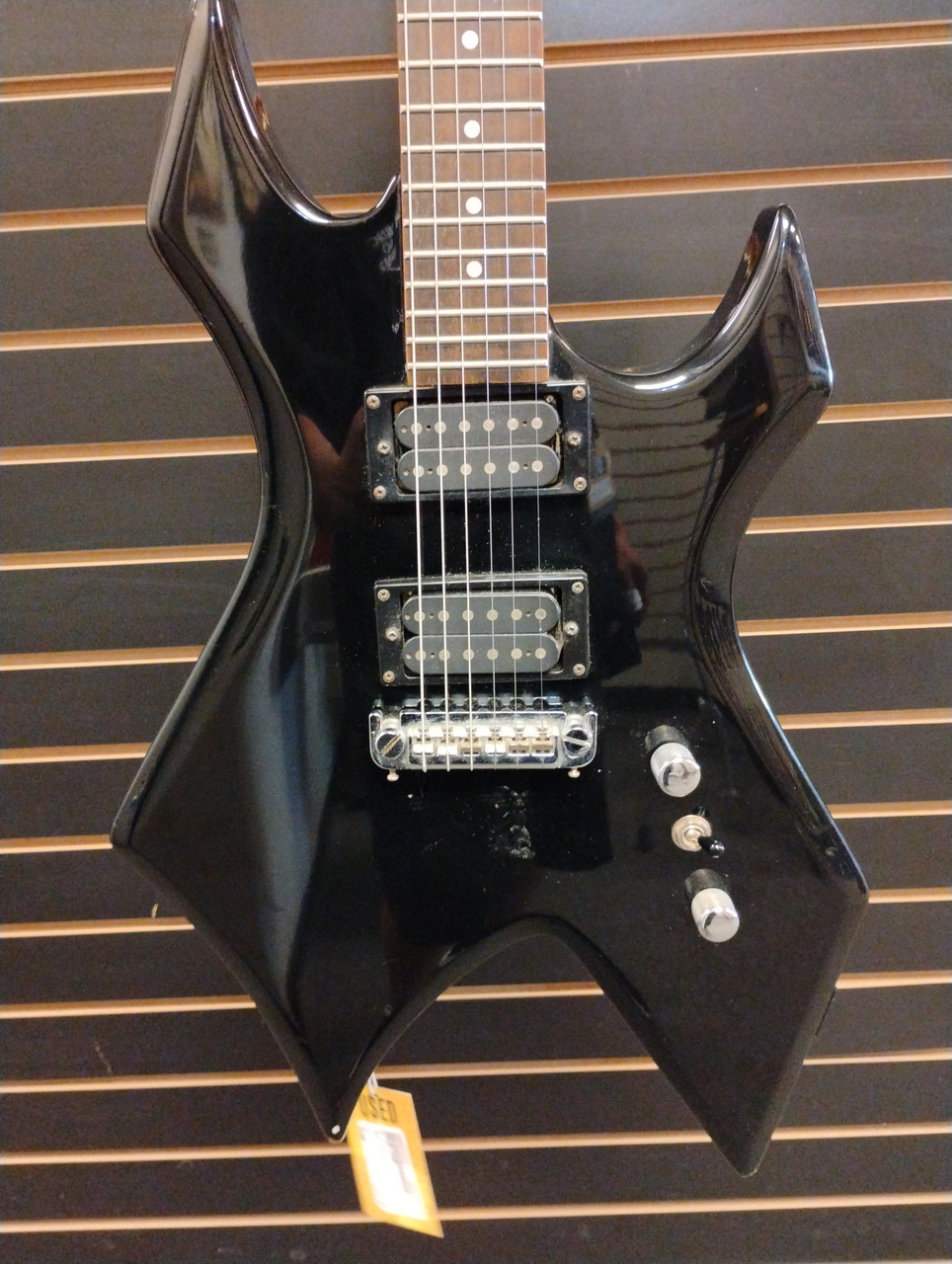 Used BC Rich WARLOCK BRONZE SERIES Electric Guitar Black 6-String