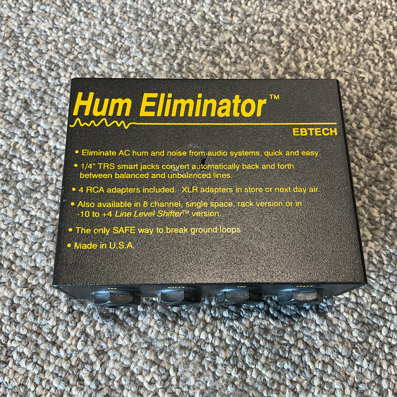 Used EBTECH HUM ELIMINATOR