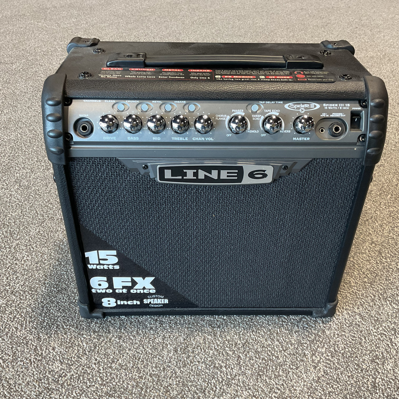 Used LINE 6 SPIDER III 15 Solid State Amplifier