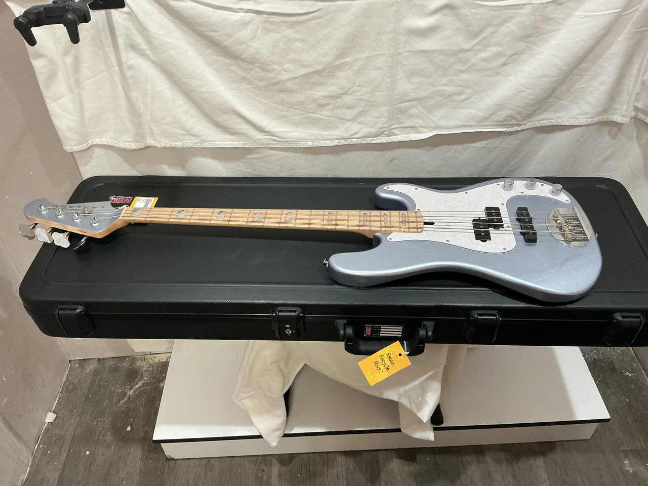 Used Lakland 44-64 P Type Bass Guitar Blue 4-String