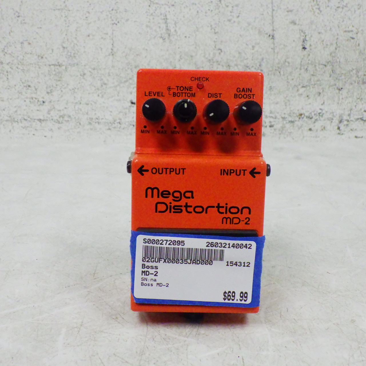Used Boss MD-2 Distortion Pedal